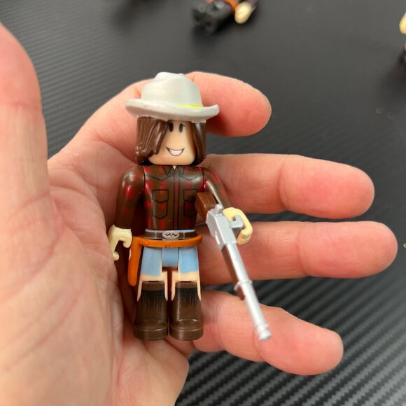Roblox Wild West Sheriff Cowboy Indian Farmer Toy Figures Set Of 4 Cake Toppers - Picture 6 of 12